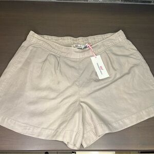 Vineyard Vines Luxe Pull On Shorts Pebble Gray Size M